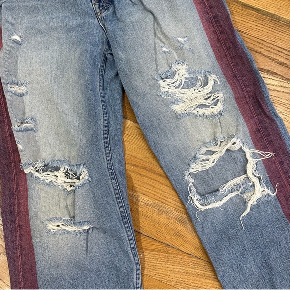 MOTHER Jeans | Mother The Trasher Distressed Baggy Fit Streetwear Ankle Crop - Picture 8 of 14